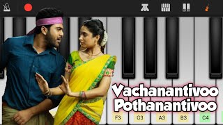Vachanantivoo Pothanantivoo Piano | Balegundhi bala | Sreekaram Movie | Heart Touching Love Song