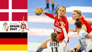 Denmark Vs Germany Handball Women's World Championship Spain 2021