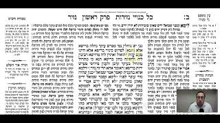 Nazir Daf 2b Daf Yomi Gemara (Talmud) Meseches Nazir