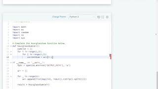 HackerRank 2D Array - DS