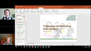Challenging and motivating ESOL learners - Mary Kenny