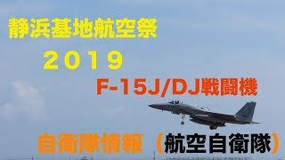 展示飛行 F-15J/DJ戦闘機 静浜基地航空祭２０１９ 航空自衛隊 静浜基地 静岡県 自衛隊情報 （陸上自衛隊・海上自衛隊・航空自衛隊）N0.186