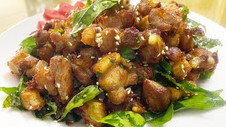 Món THỊT BA CHỈ( Thịt heo) chao lá mắc mật, món ngon dễ làm, phù hợp với khẩu vị của mọi người.