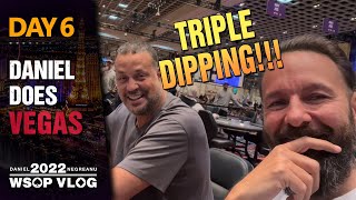 WARNING: Poker DRAMA and TRIPLE DIPPING! - 2022 WSOP Poker Vlog Day 6