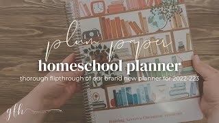 Homeschool Planner Flip-through | Plum Paper Planner