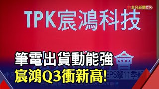 受惠歐菲光遭美盯上！宸鴻Q3 EPS攀11季新高.Q4動能仍強│非凡財經新聞20201105