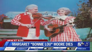 Margaret 'Bonnie Lou' Moore dies