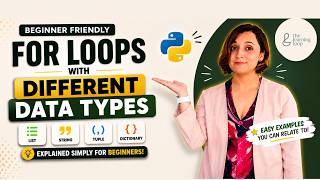 For Loops with Different Data Types in Python | Tuples, Sets & Dictionaries