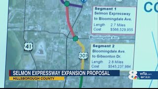 Hillsborough County commissioners consider proposal to expand Selmon Expressway to Riverview