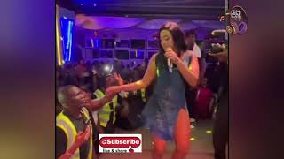 DIANA BAHATI'S BODYGUARD SLAPS A FUN ON STAGE