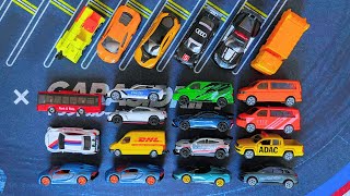 Siku Cars on Garage Map: Diecast Showcase