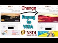 NSDL Payments Bank  Rupay card ko Visa card me kaise badle | How to change rupay card to visa card