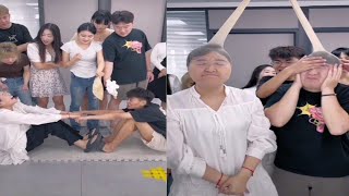 挖豆腐拿奖励#办公室游戏Dig tofu to get rewards#officegame#fun #funny #funnyvideo