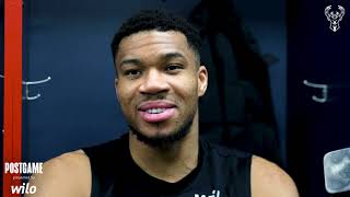 Giannis Antetokounmpo Postgame Media Availability | 02.21.25