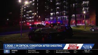 1 dead, 1 hospitalized after shooting in McKeesport