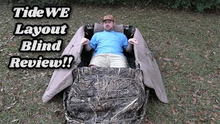 Duck Hunting - BEST BUDGET LAOUT BLIND!! TideWe Layout Blind Review