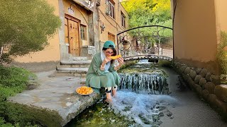 Nomadic Life Iran|Traditional Cooking Delicious Food iran|Fire Tea|Rural Cooking|Beautiful Village