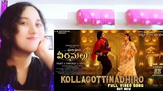 HARI HARA VEERA MALLU - Kollagottinadhiro Full Video Song|Kollagottinadhiro Lyrical Video Song|HHVM