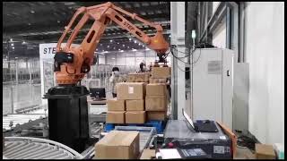 See How Our Palletizing Robot Cuts Labor Costs! ⚡