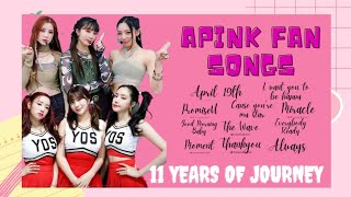 Apink Fan songs throughout their 11 years of journey ✨