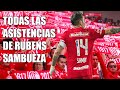 Las 38 asistencias de Rubens Sambueza con Toluca