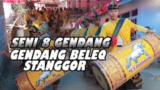 Aksi 8 gendang oleh Gendang Beleq Stanggor (Merinding auto suka)