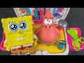 ASMR toys Collection,스폰지밥 의사 장난감 세트를 개봉했을 때 만족함💉🩺 Spongebob toys