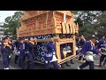 2016西条祭り　伊曽乃神社祭礼　巡行　予土線３