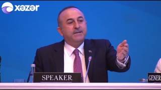 Çavuşoğludan erməni deputata sərt cavab