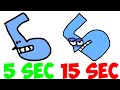 Drawing Russian Alphabet Lore in 5 SECONDS vs 15 SECONDS ( Full Version )