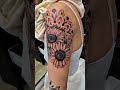 tattoo blackandgraytattoo flower mandala tattoo