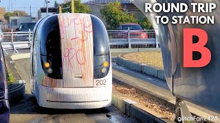 Heathrow Autonomous Pods 2025: Station B This Time! (Round Trip)