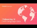 Enhancing AI with language data