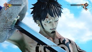 Jump Force - Trafalgar D. Water Law Moveset \u0026 Vs Gameplay DLC! (HD)