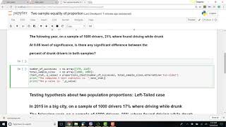 Twosample proportions test in Python 3