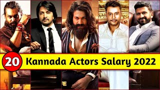 South Indian Kannada Actors Salary 2022 And 2023 | Highest Paid Actors Fees For Upcoming Movies