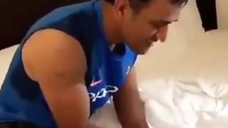 MS Dhoni 36 birthday celebrated by Indian Cricket Team
