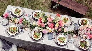 A Food-Inspired Life: Edible Flower Luncheon/Behind the Scenes with Salted and Styled