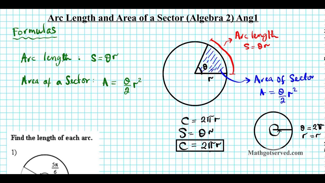 Circle Sector Arc Length At Christopher Bush Blog