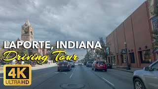 Driving Through La Porte, Indiana | Historic Lakeside Charm 4K