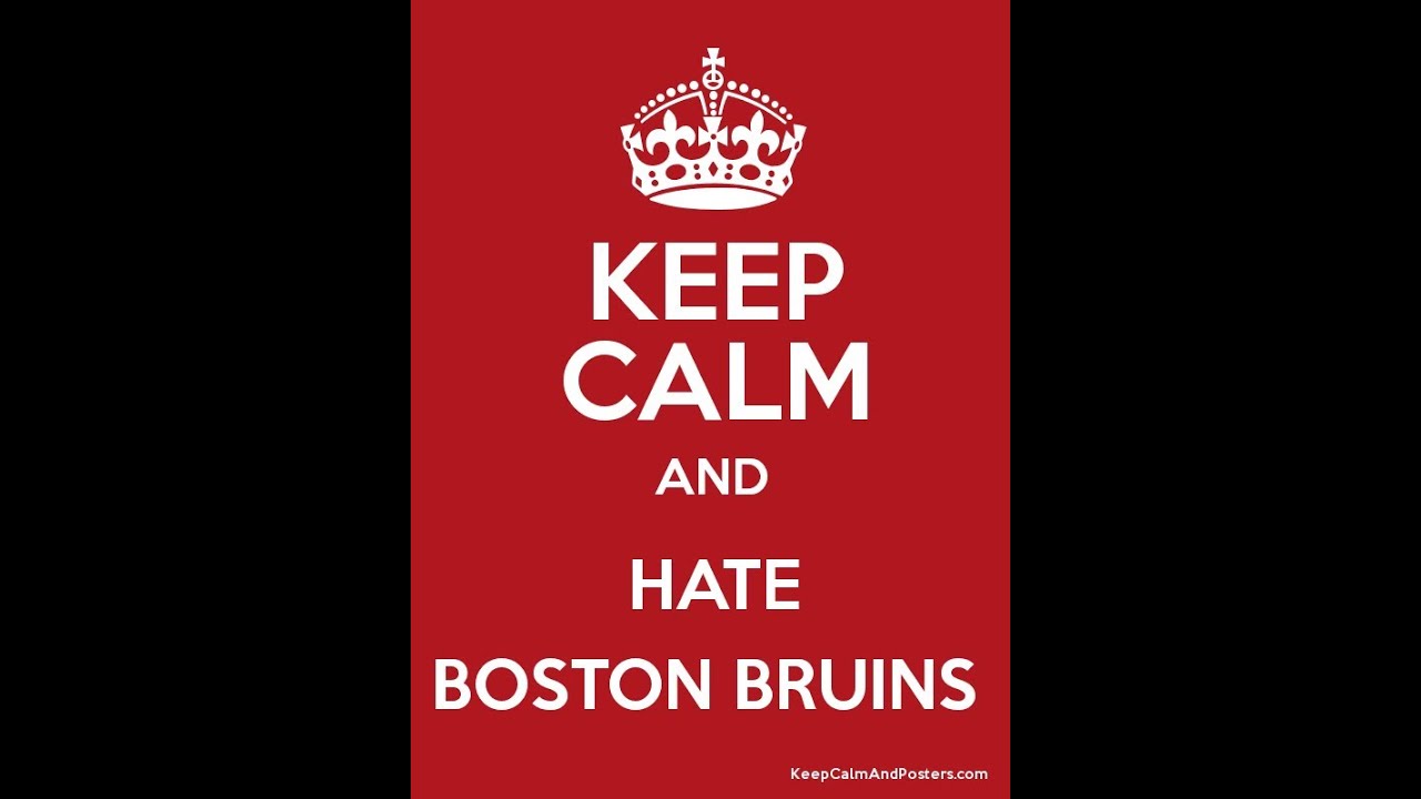 Why I Hate The Boston Bruins. - YouTube