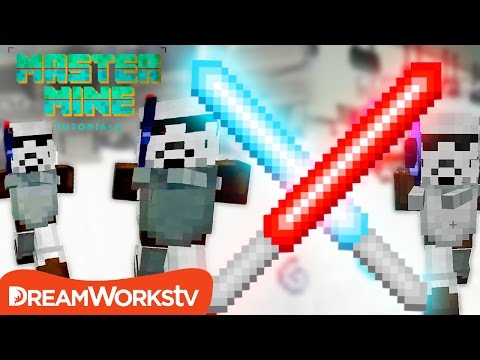 Make a Working LIGHTSABER in MINECRAFT!! | MASTER MINE TUTORIALS Make a Working LIGHTSABER in MINECRAFT!! | MASTER MINE TUTORIALS
