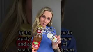 At home scalp psoriasis treatment- 1 cup vinegar and 3 crushed aspirin applied for 10 mins-rinse