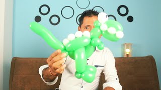 Dinosaurio de globos - How to Make a Balloon T-Rex Dinosaur