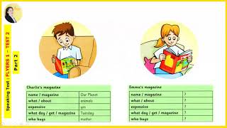 A2 Flyers  - Speaking - Test 2 (Langplus Centre)