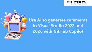Use AI to generate comments in Visual Studio 2022 and 2026 with GitHub Copilot