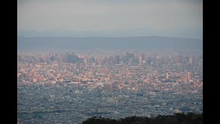 大阪平野の大パノラマ　東六甲展望台・兵庫県西宮市