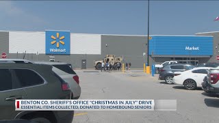 Benton Co. Sheriff's Office hosts "Christmas in July" drive for homebound seniors