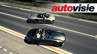 Autovisie TV: Mercedes-AMG GT C Roadster versus Audi R8 Spyder