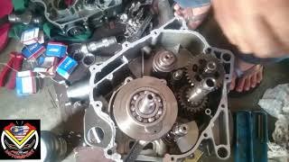 Tukar full bering SKF / Benelli RFS150i /V&M.MOTOSPORT / Fayeezjack - Part 4